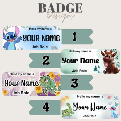 Inspired Sidekicks Personalised name badge. Nursing, Doctor, Student, Teacher, Healthcare, Midwife, Dentist, Health Visitor, Paramedic